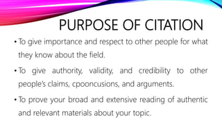 Research Citation