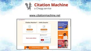 www.citationmachine.net
 