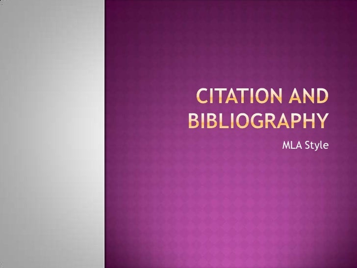 Citation And Bibliography Citation And Bibliography
