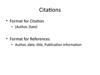 Citation and References.pptx presentation | PPTX