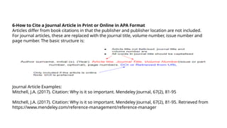 citation APA and academic writing style based on APA system citation | PPTX