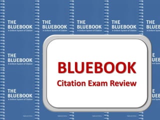 Question 1 Apply the facts of your case to another case. Establish and show legal research credibility. Synthesize and document existing authorities. BLUEBOOK Citation Exam Review 
