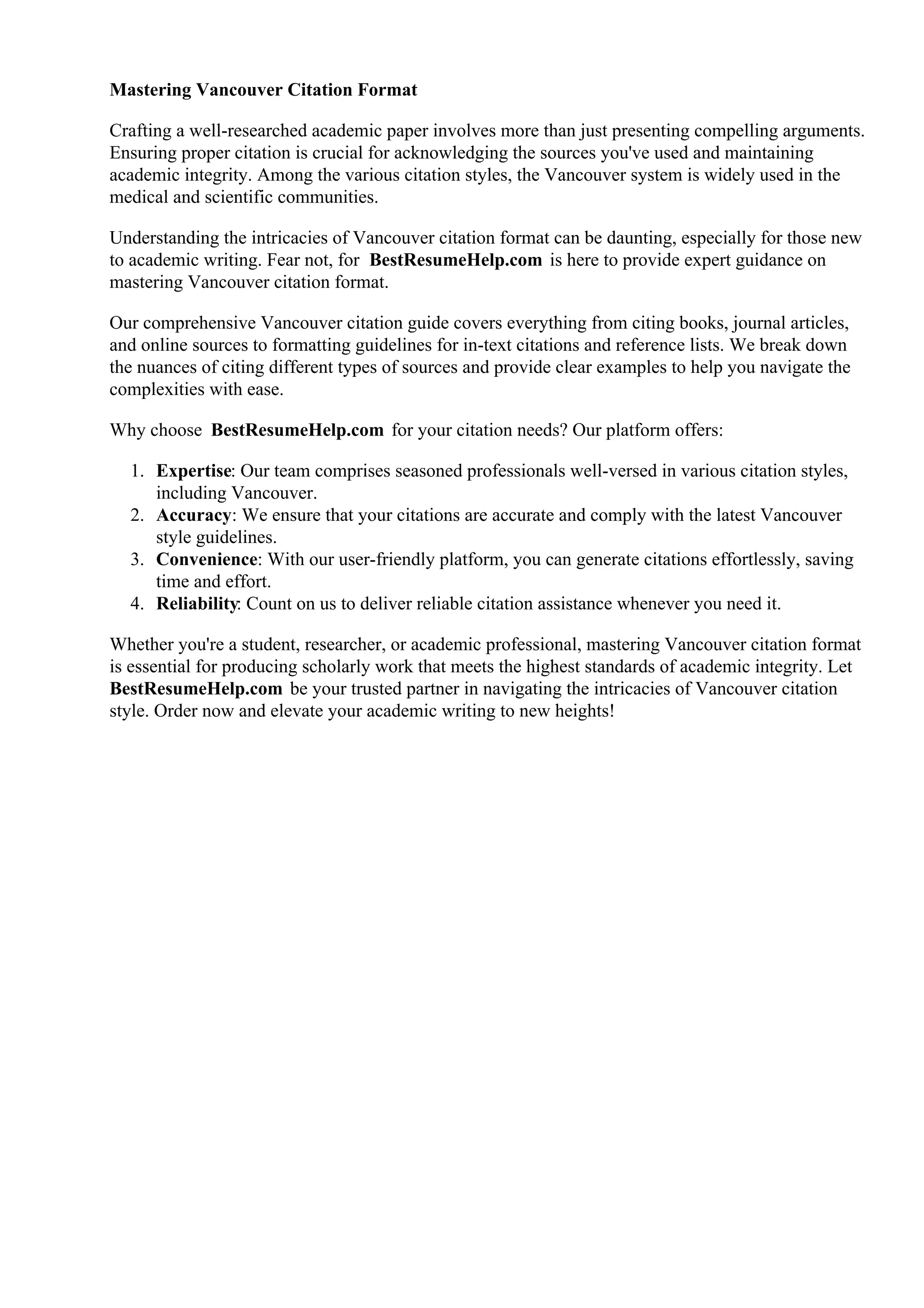 Citation format vancouver pdf