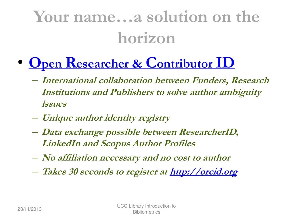 Citation impact an introduction to bibliometrics for