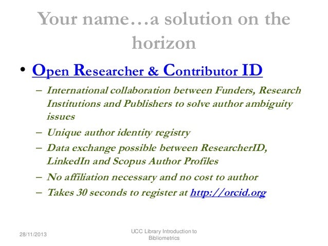 Citation impact an introduction to bibliometrics for