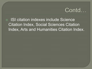 Citation Indexing