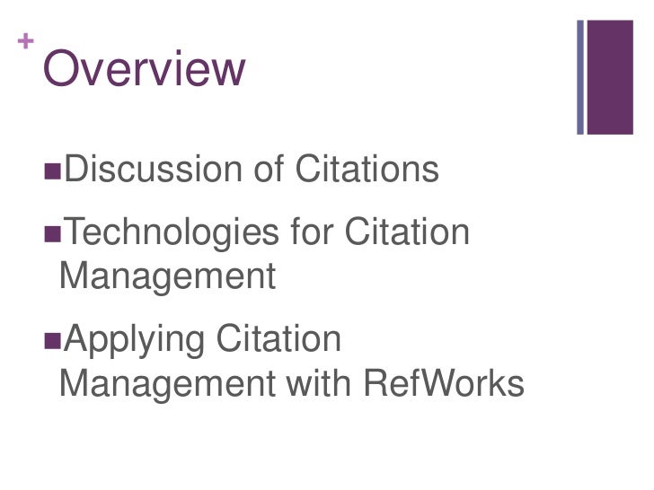Citation Management Citation Management