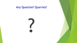 Any Question? Quarries?
 