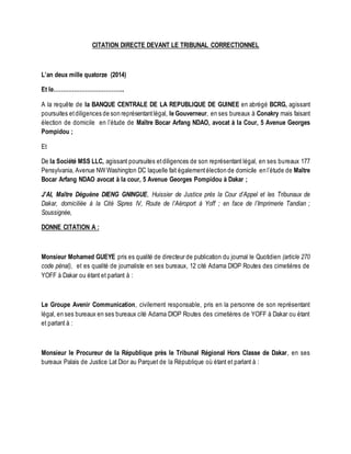 Citation Quotidien 1