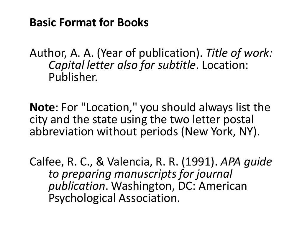 Citation & Referencing Skills