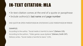 Citation Refresher