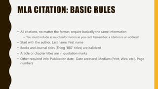 Citation Refresher