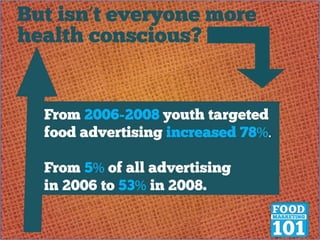 But isn’t everyone more health conscious? 