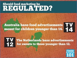 Should food marketing be regulated? 