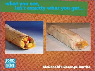 McDonalds Sausage Burrito 