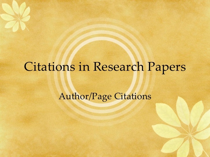 in paper citations in paper citations