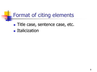 Citations in Harvard, MLA and Chicago styles | PPT