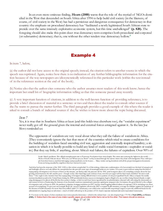 Methods of citation in research papers