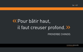 Pour bâtir haut,
il faut creuser profond.
Proverbe Chinois
5756 
 