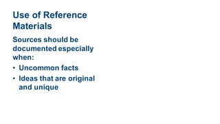 English Comp Modular Citations Slides for CLEP English composition modular | PDF