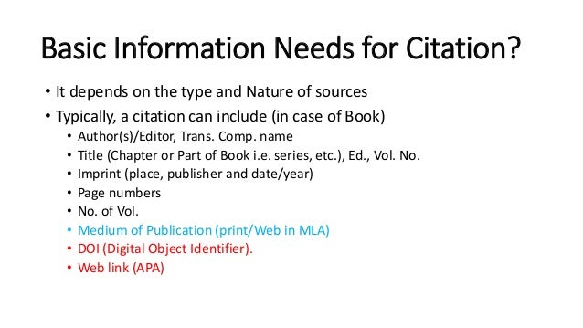 Citation Style Apa Citation Style Apa