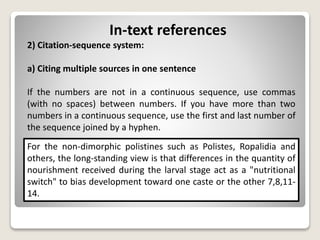 Citation Styles In Council Of Science Edit