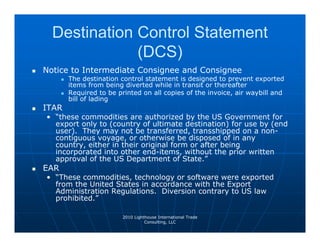 Export Compliance (4-13-10) | PDF