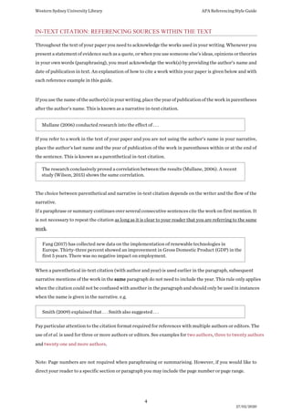 How To Use Reference In Essay APA cite referencing how to reference and article? | PDF