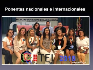 Ponentes nacionales e internacionales
 