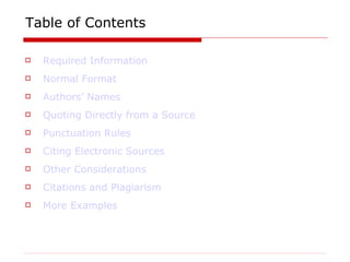 APA in-text citations | PPT
