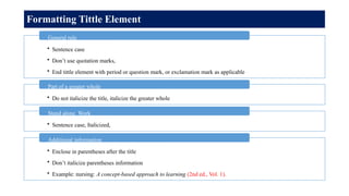 Cite It Right: A Compact Illustration of APA 7th Edition.pptx