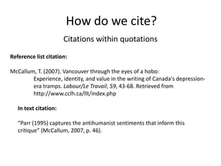 Cite It Right Advanced