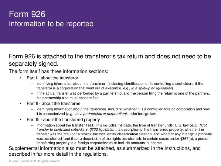 cite reporting the results of foreign operations jan 2011 926 form