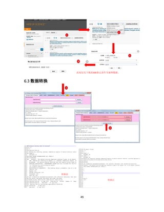 49
6.3 数据转换
1
2
3
4
此处仅仅下载前500条记录作为案例数据。
1
2
转换前
转换后
 