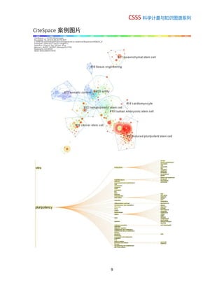 CSSS 科学计量与知识图谱系列
9
CiteSpace 案例图片
 