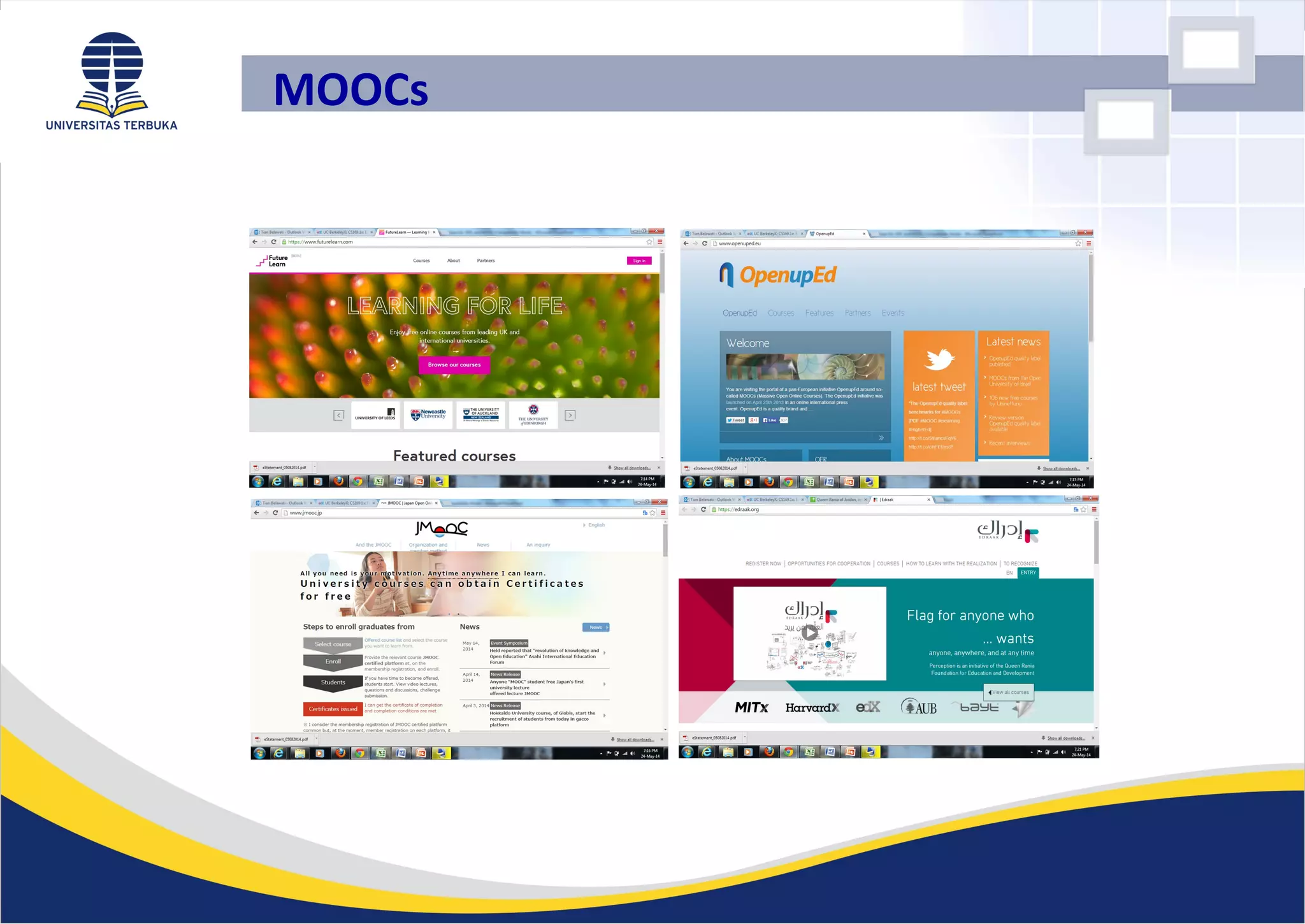 MOOCs
 