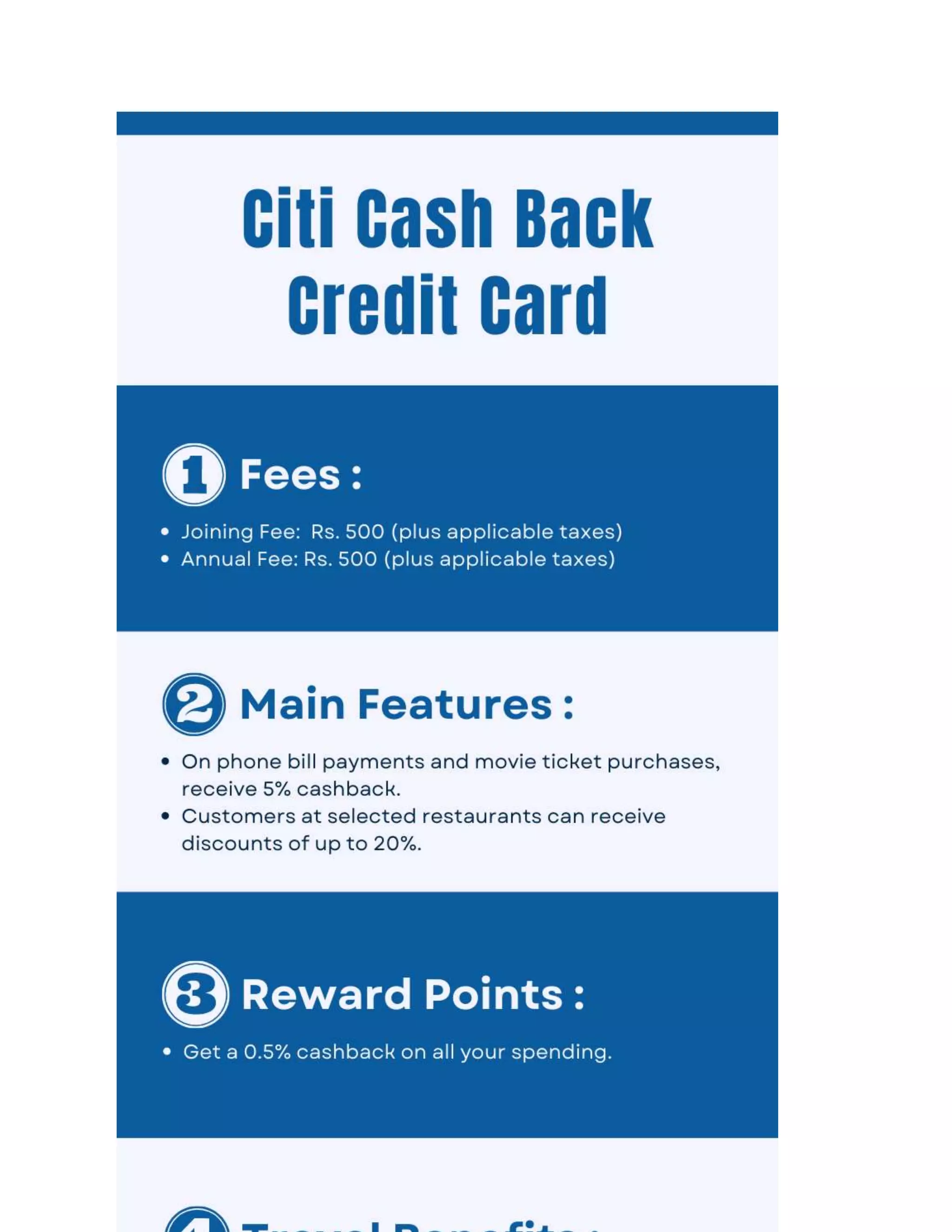 Citi Cash Back Credit Card