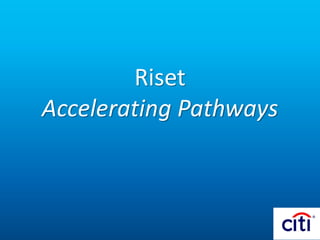 Riset
Accelerating Pathways
 