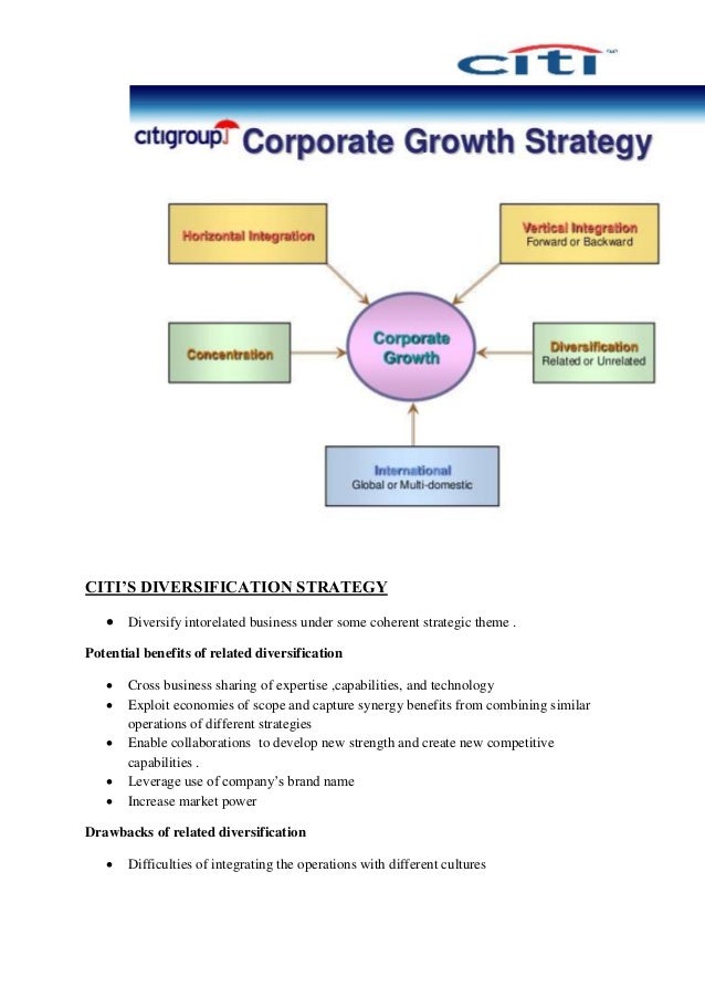 Citigroup Organizational Chart