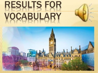 RESULTS FOR
VOCABULARY
 