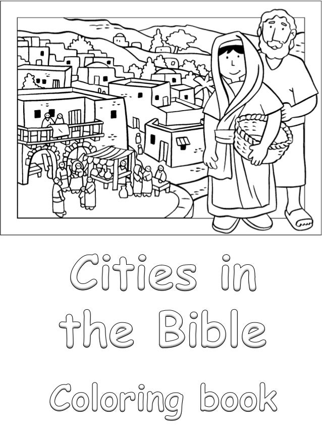 Download Cities In The Bible Coloring Book