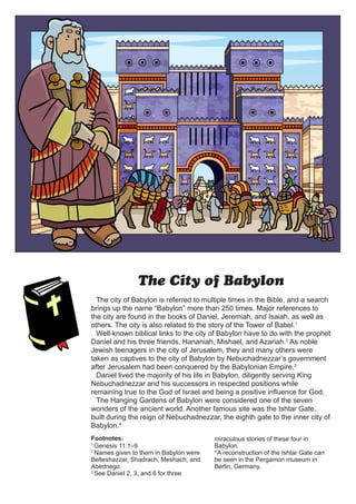 Cities of the Bible | PDF