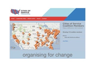 organising for change
                    !
 