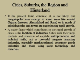 Hinterland Examples Cities, Suburbs, the Region and Hinterland | PPTX