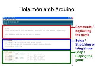 Hola món amb Arduino
 