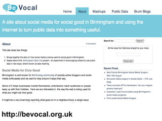 http://bevocal.org.uk 