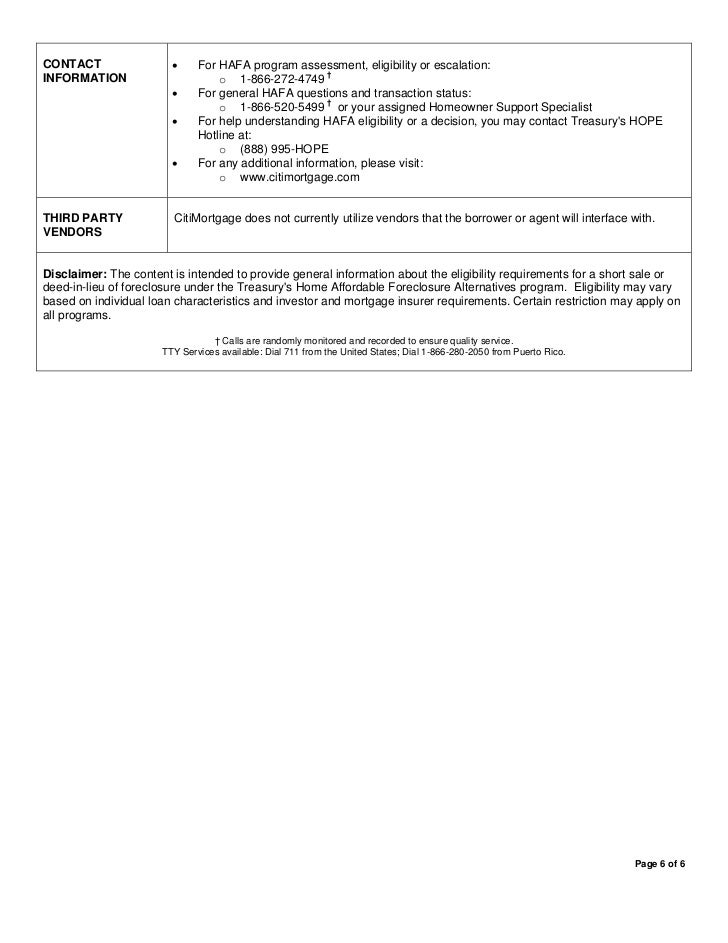 citibank mortgage customer service