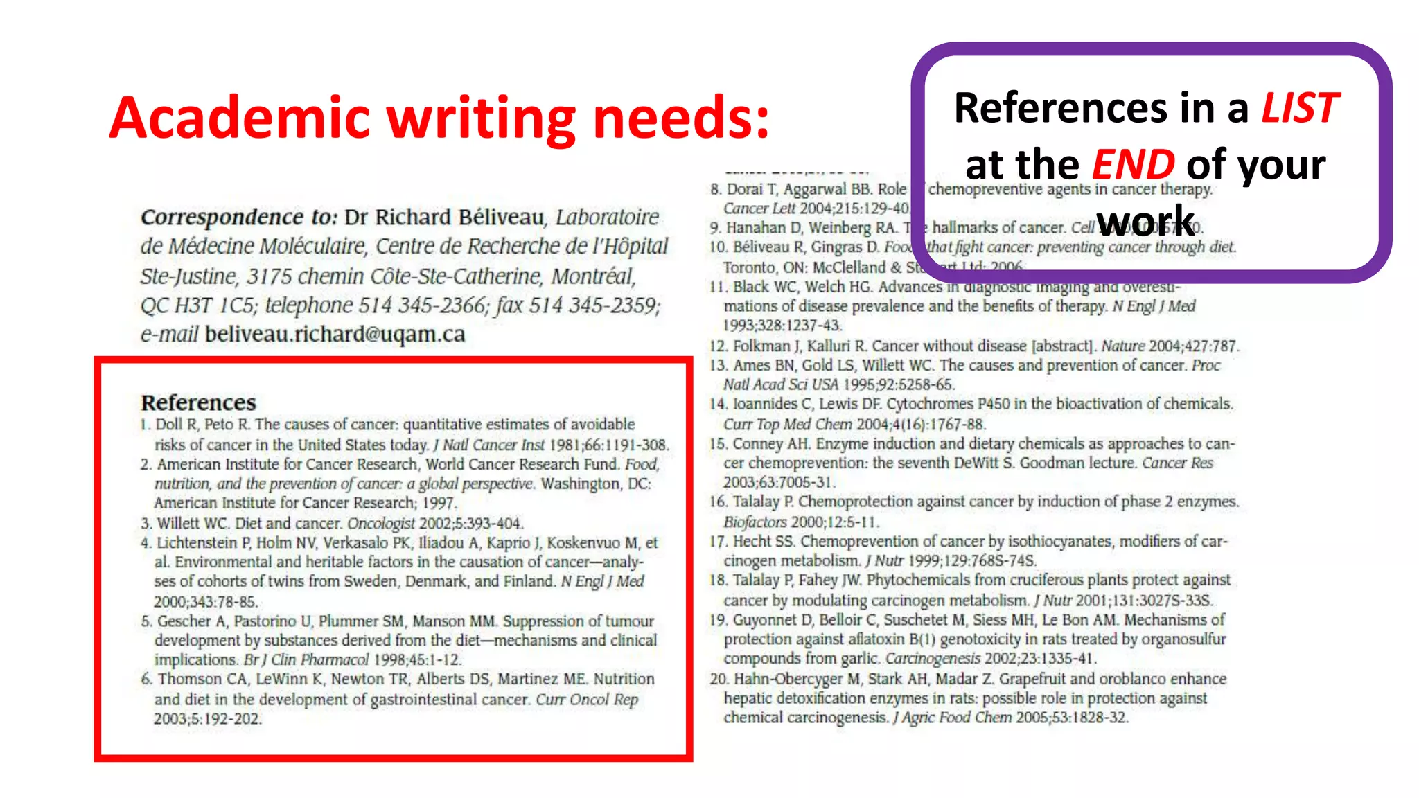 Citing Academic Sources