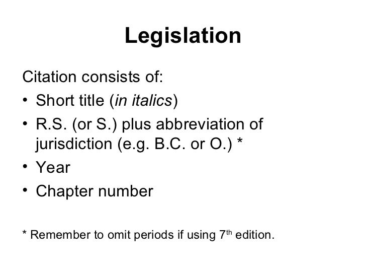 Citing canadian case law and legislation