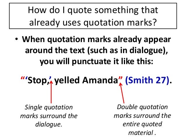 citing a quote